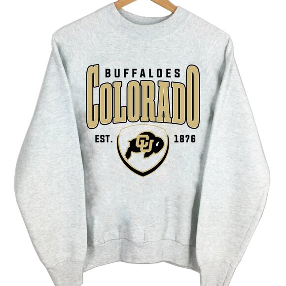 University of Colorado Sweatshirt NCAA Colorado Buffaloes Shirt Sweater - Picture 1 of 2